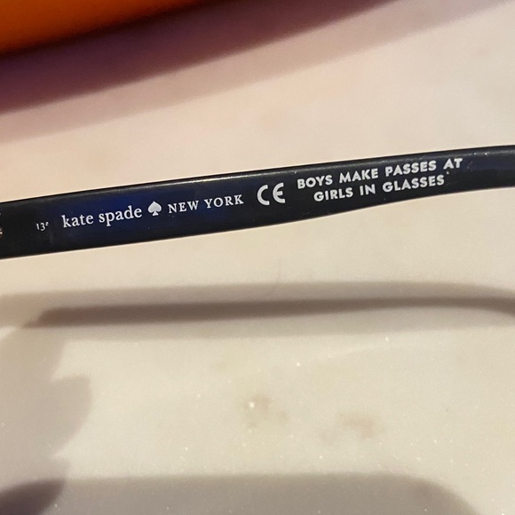 Kate Spade Black and Tortoise Eyeglasses with Pink Case - Picture 3 of 4